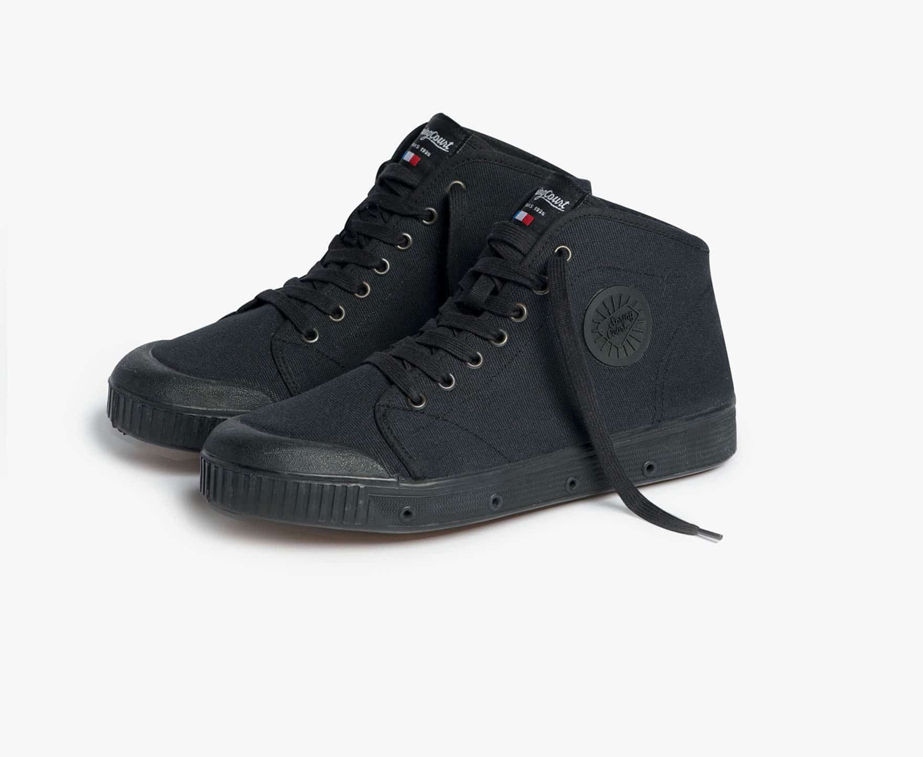 Spring Court B2 CANVAS Men's Trainers Black | South Africa-32JUIXHGF